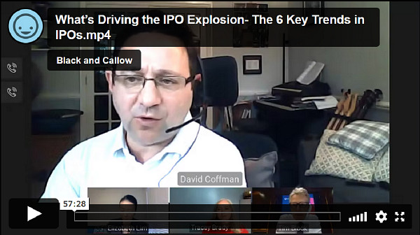 Watch our webinar on 'Six Key Trends in IPOs'