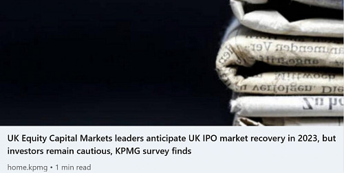 Will UK Equity Markets recover in '23?