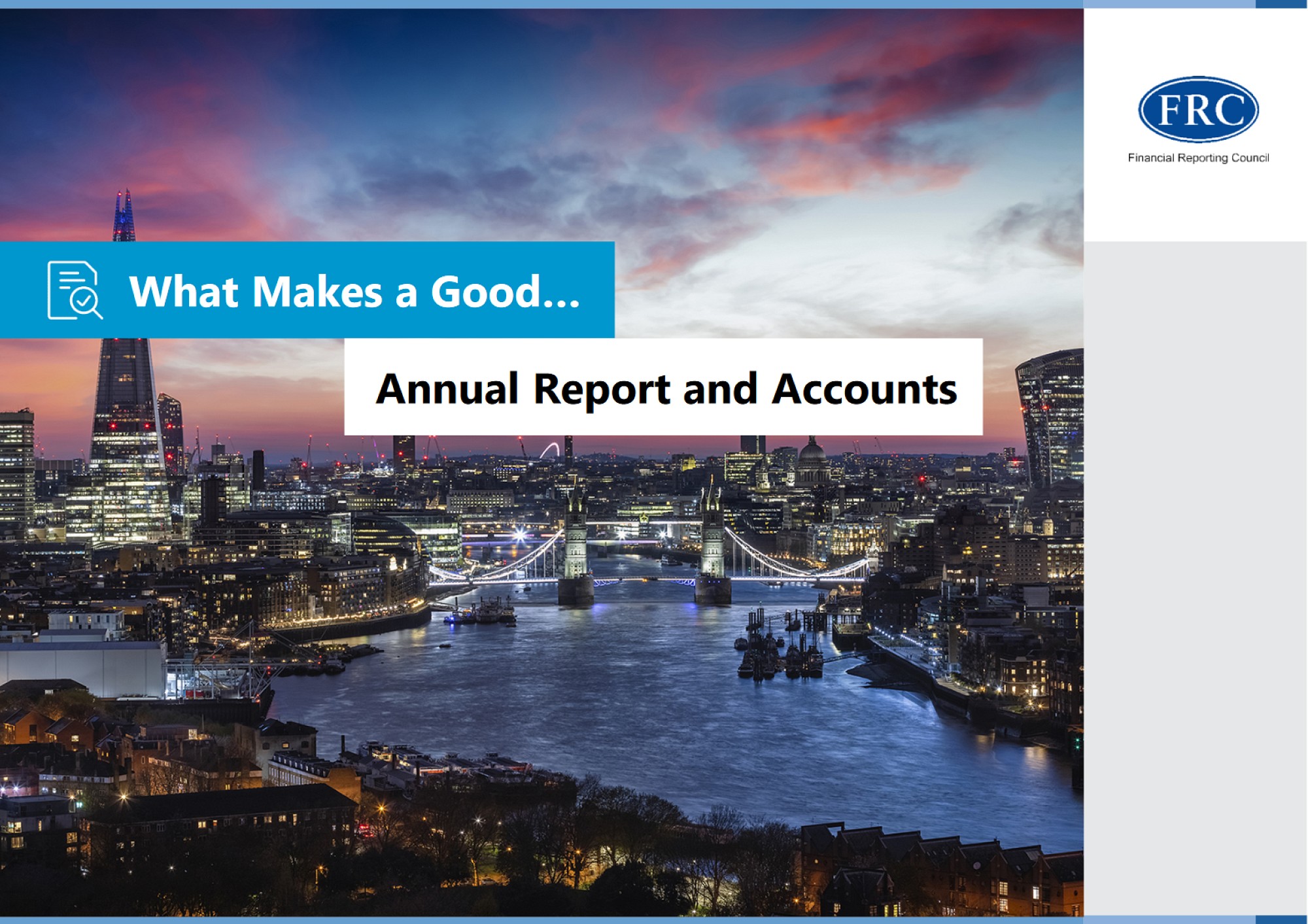 "What makes a good Annual Report?" Highlights from the latest FRC Annual Review