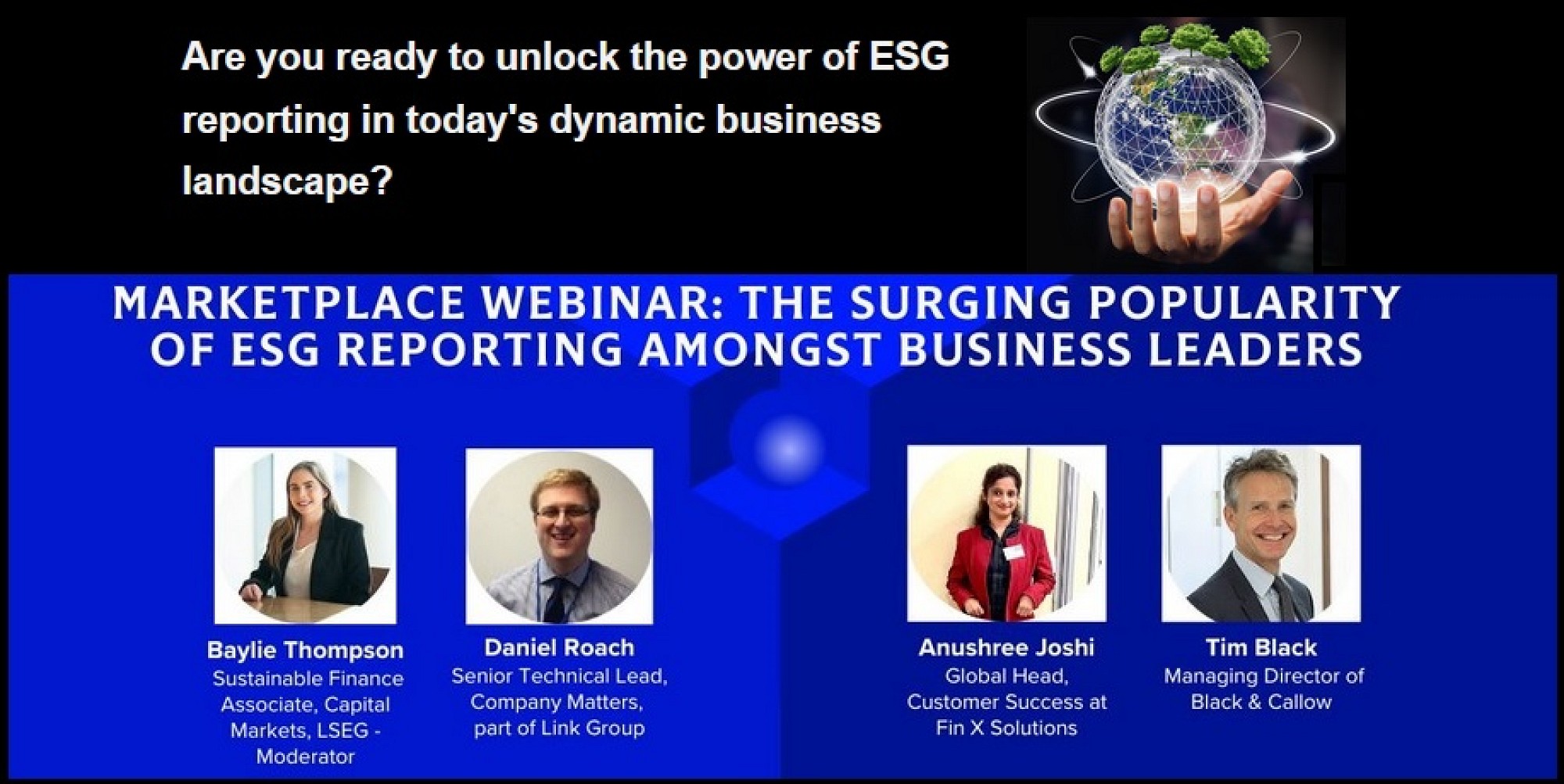 Join the LSE and Black&Callow's 27th September ESG webinar