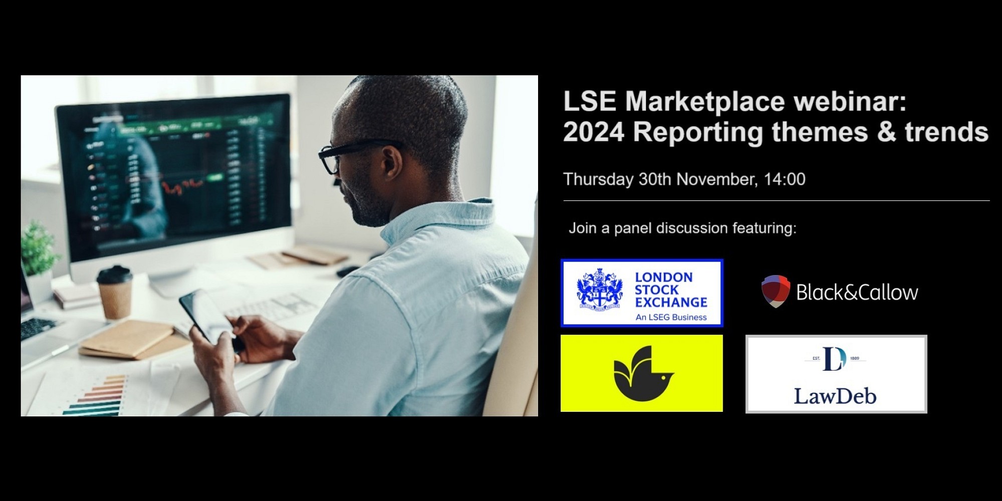 2024 Reporting themes & trends: join the LSE webinar on Thurs 30th November with LawDeb, Atticus & B&C