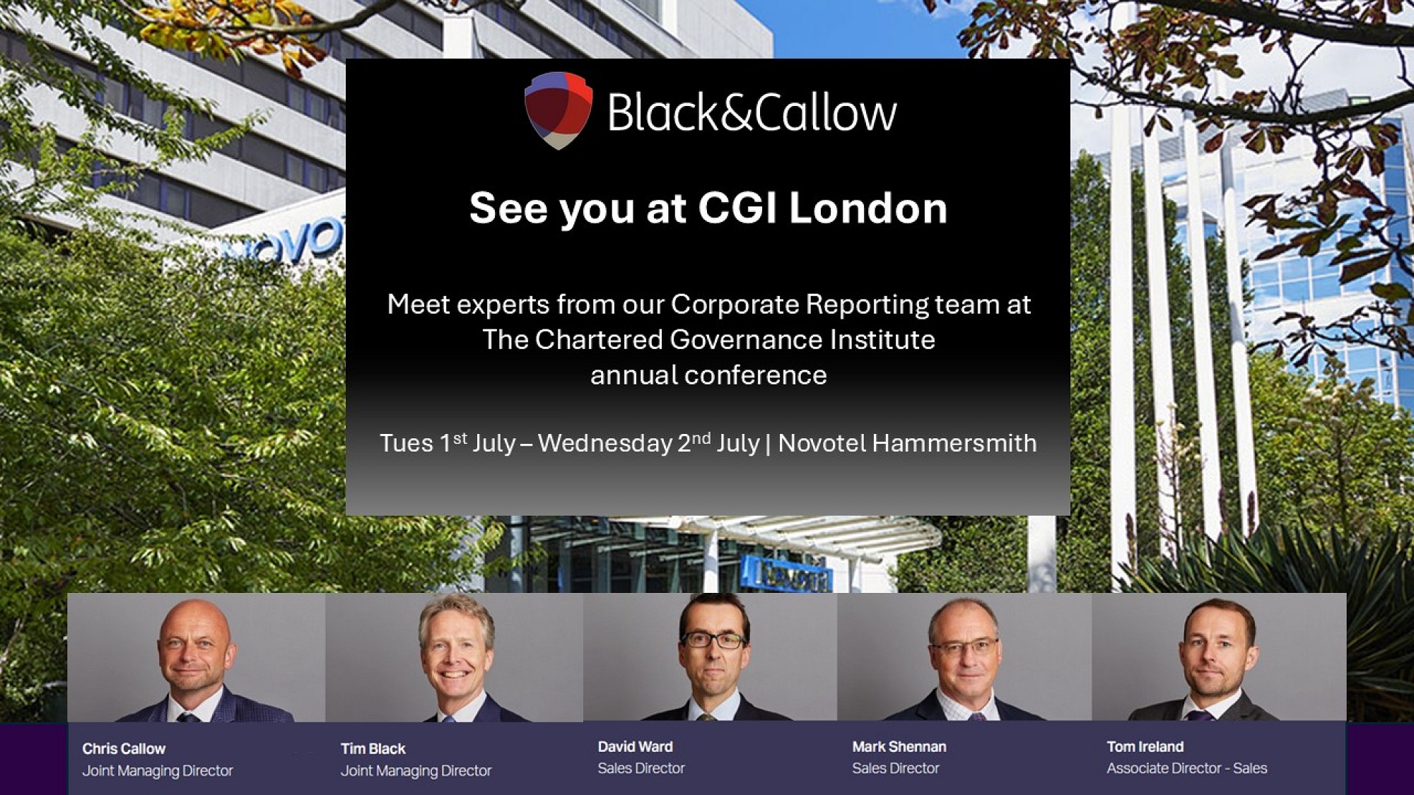 Join us at the CGI annual conference next week!