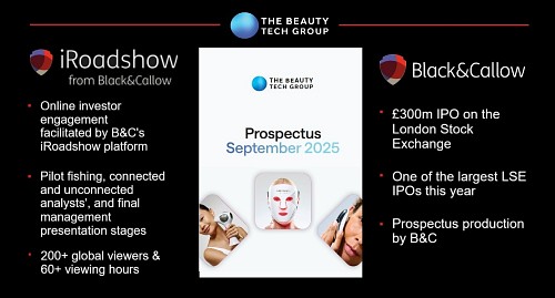 Eye of the beholder: B&C helps Beauty Tech's £300m IPO