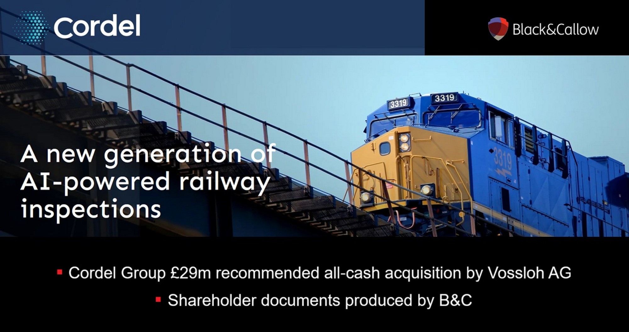 On track: Cordel's £29m acquisition by Vossloh