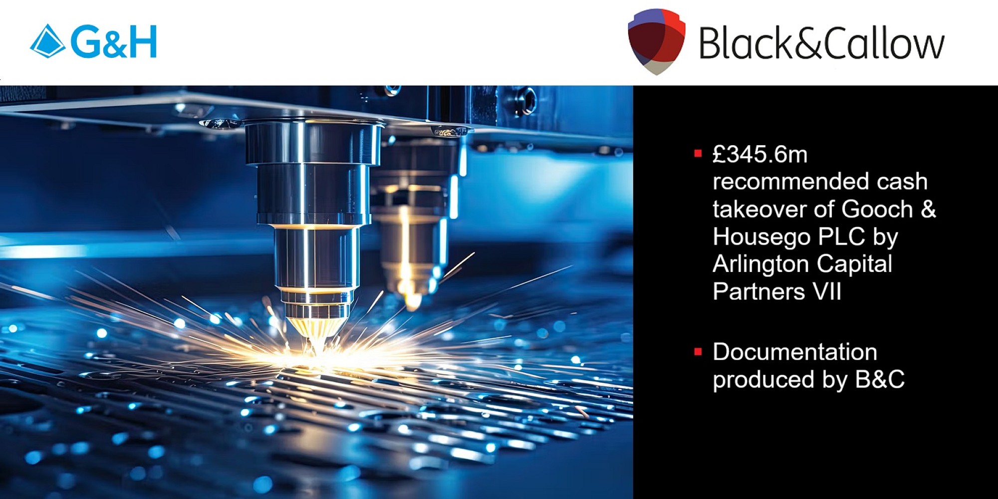 Engineering the best outcome: B&C assists with £345m acquisition of Gooch & Housego