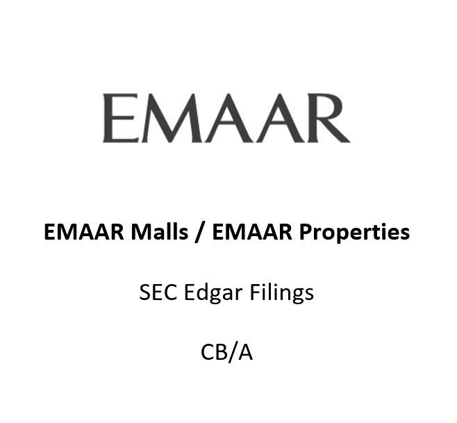 Emaar Malls Emaar Properties