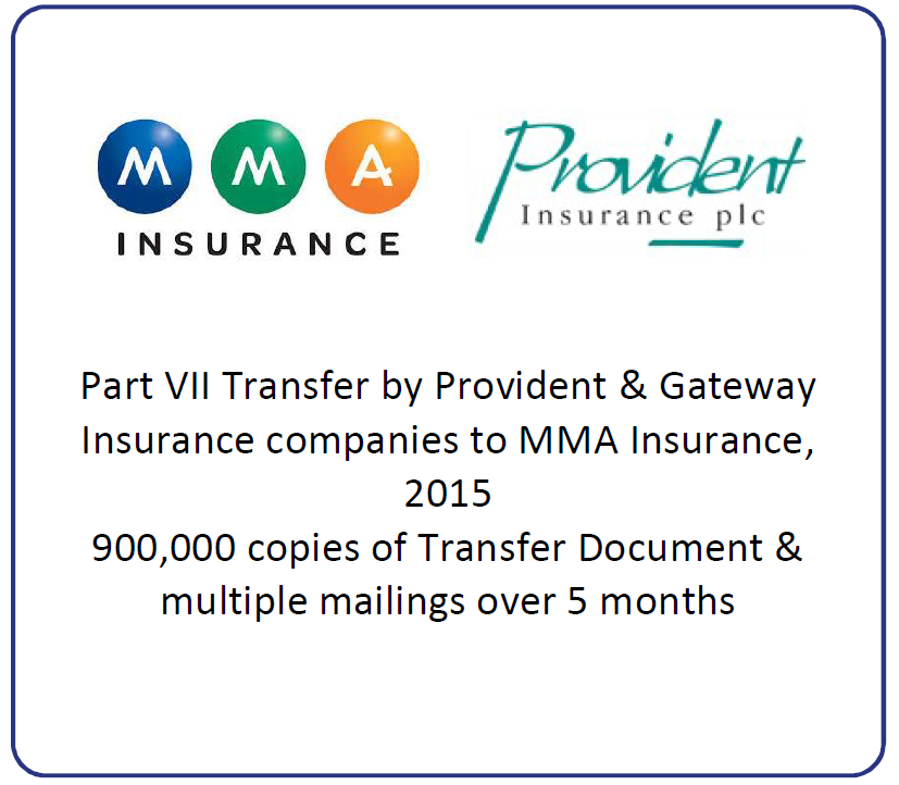 MMA Provident Part VII Transfer